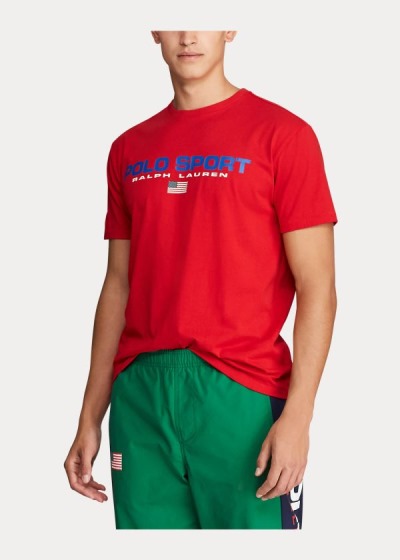Playeras Polo Ralph Lauren Hombre Rojos - Polo Sport Cotton - SQDMT0564